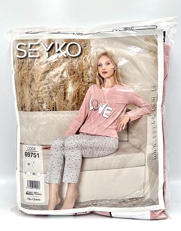 Пижама дамска Seyko 69751 дълъг ръкав