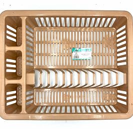 Сушилник за чинии пластмасов Елит 1-ца