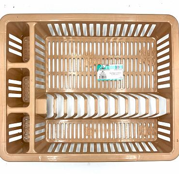 Сушилник за чинии пластмасов Елит 1-ца