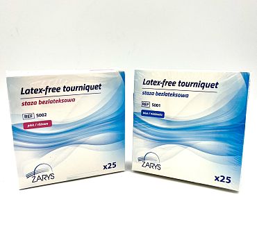 Турникет лента х 25 бр. синьо, розово