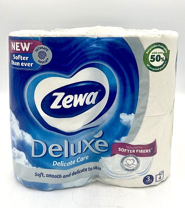 Тоалетна хартия Zewa Deluxe delicatе care 4 бр.