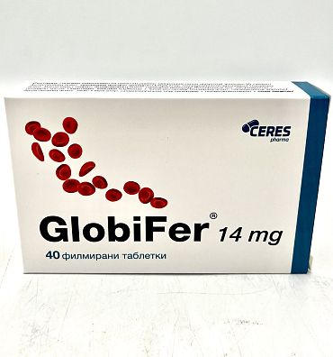 АбоФарма GlobiFer 14 mg. 40 таблетки