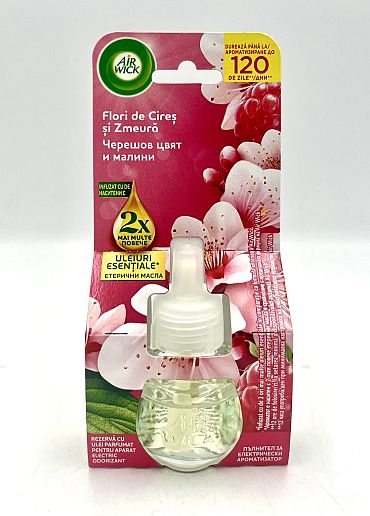 Ароматизатор Air Wick ел.пълнител Череша и Малини