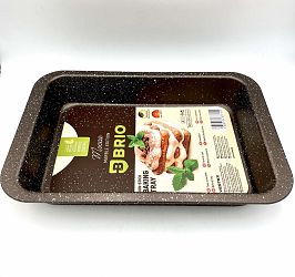 Тава правоъгълна Brio Mocca Marble 36.5 x 24.5 x 5