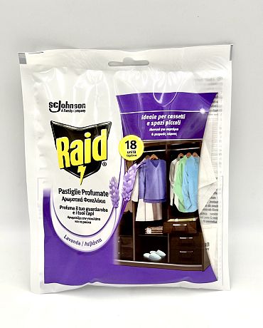 Raid против молци таблетки лавандула 18 бр.